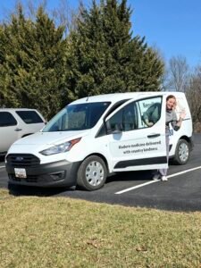 Keysville Veterinary Clinic coming to MRK9 to give Miles his shots.