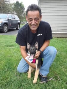 Maya when she was rehomed to Tony.